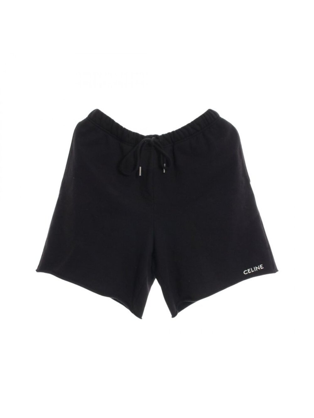 Celine Pants Logo Embroidery Sweatshirt Half Cotton Shorts